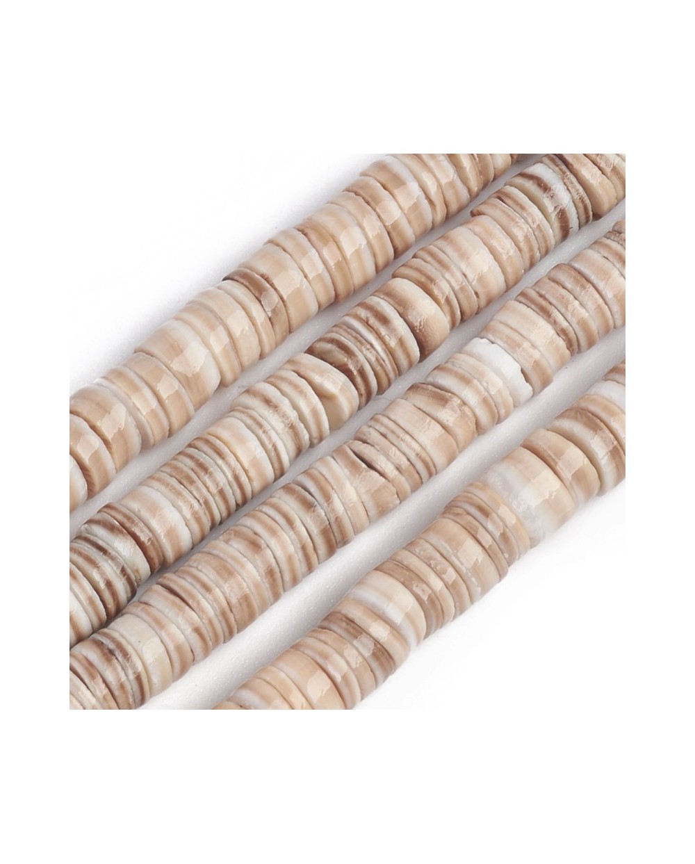 Muszla cięta dysk talarek oponka ok 4.5~6x1~4.5mm sznurek mix