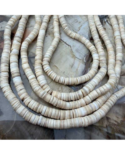 Muszla cięta dysk talarek oponka ok 4.5~6x1~4.5mm sznurek mix