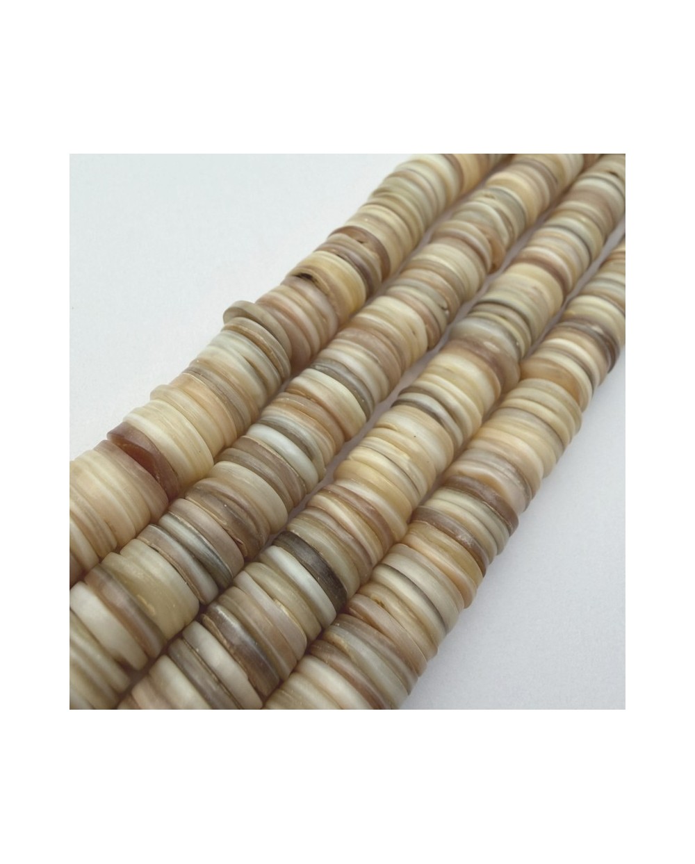 Muszla cięta dysk talarek oponka ok 9~10x1~2.5mm sznurek mix