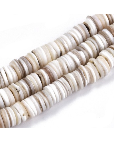 Muszla cięta dysk talarek oponka ok 7~8x0.5~2.5mm, sznurek mix