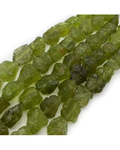 Kamień naturalny Oliwin bryłka surowa ok 10-11mm sznurek