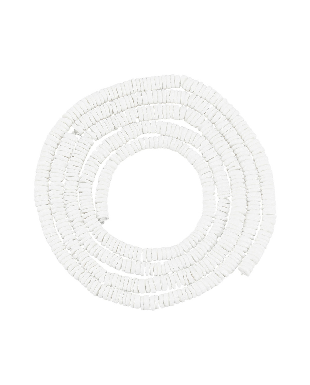 Naturalna Muszla cięta dysk oponka ok 5.5~6.5x1.5~3mm sznurek mix