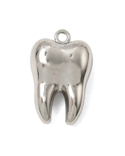 Zawieszka Ząb 16,5x11x7mm stal nierdzewna