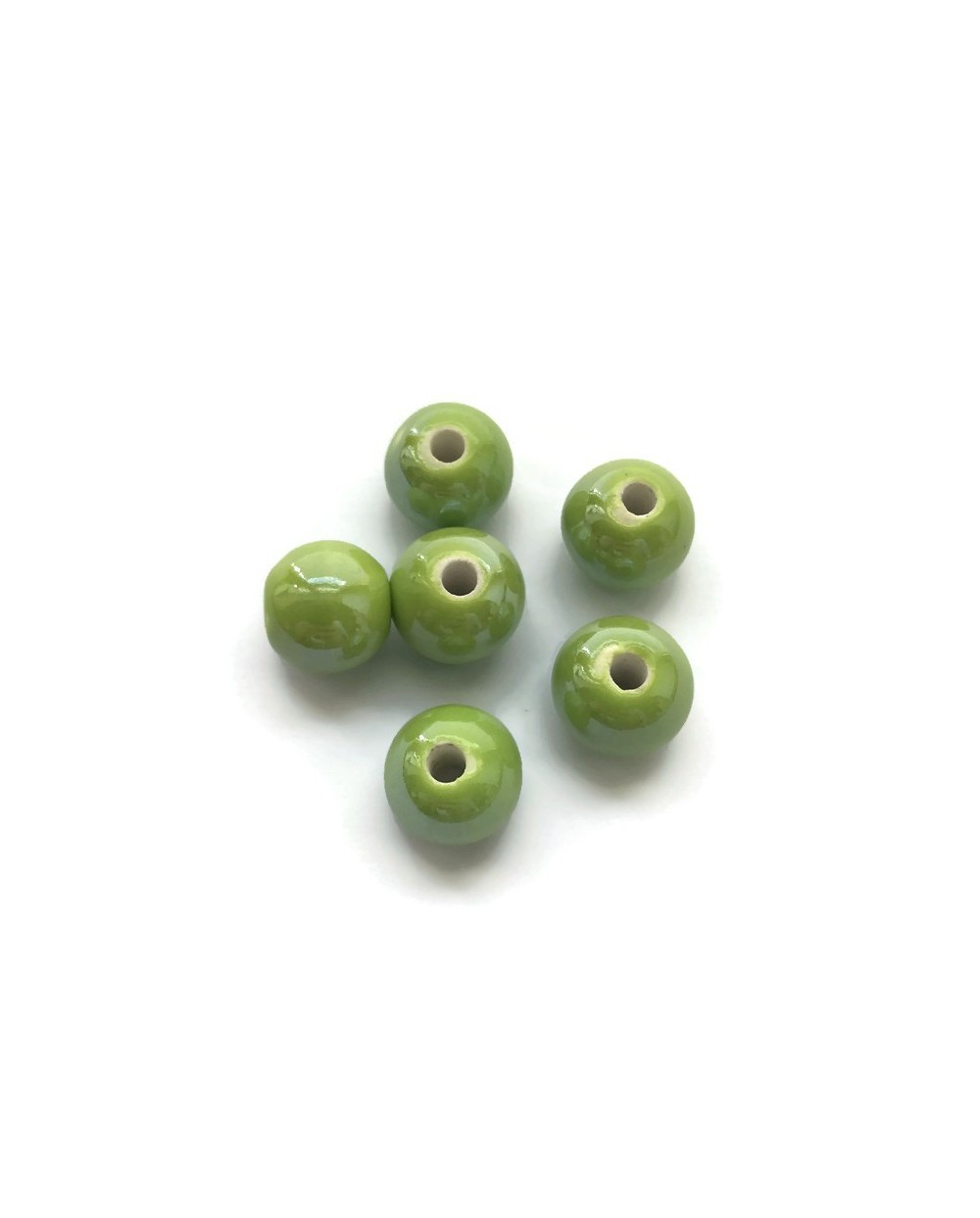 Kulka ceramiczna 10mm zielony