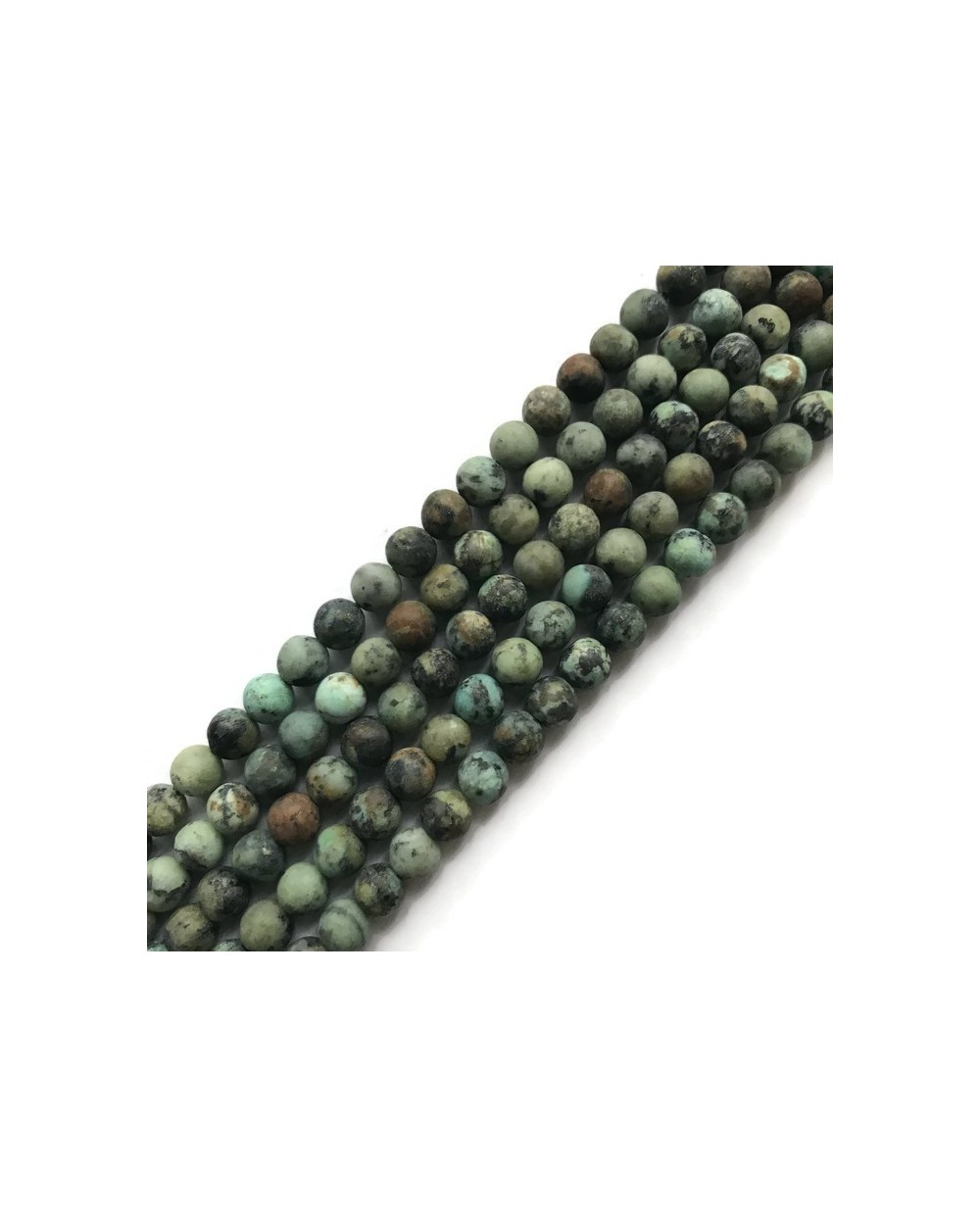 Turkus afrykański kulka 6mm sznurek