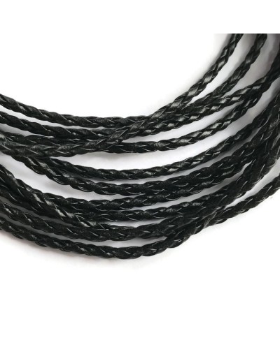 Rzemień syntetyczny pleciony 3mm - czarny