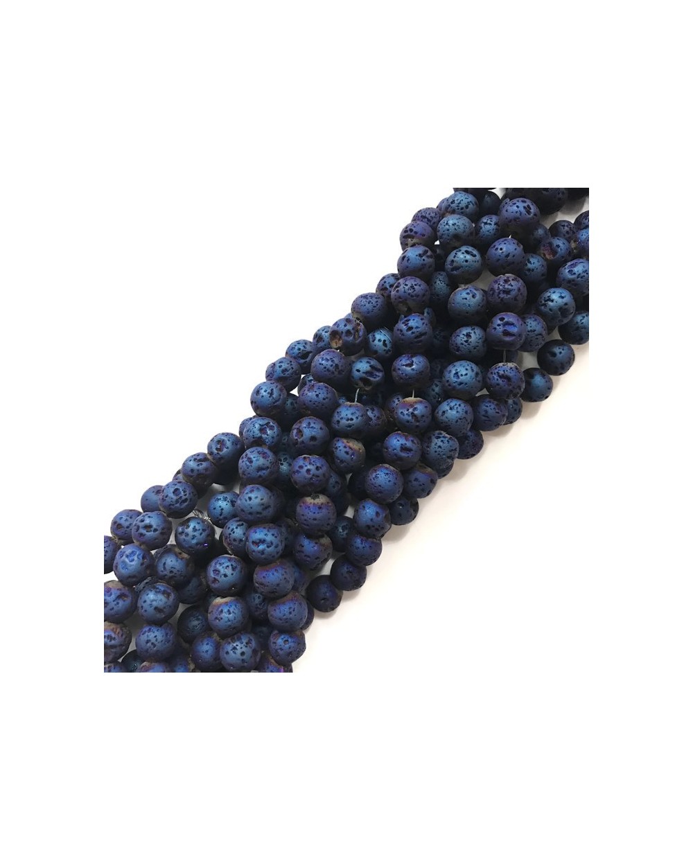 Lawa kulka 6mm sznurek granat