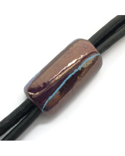 Tunel rurka ceramiczna 36mm fiolet-niebieski