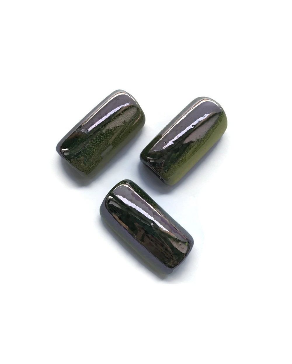 Tunel rurka ceramiczna 36mm zielony mix