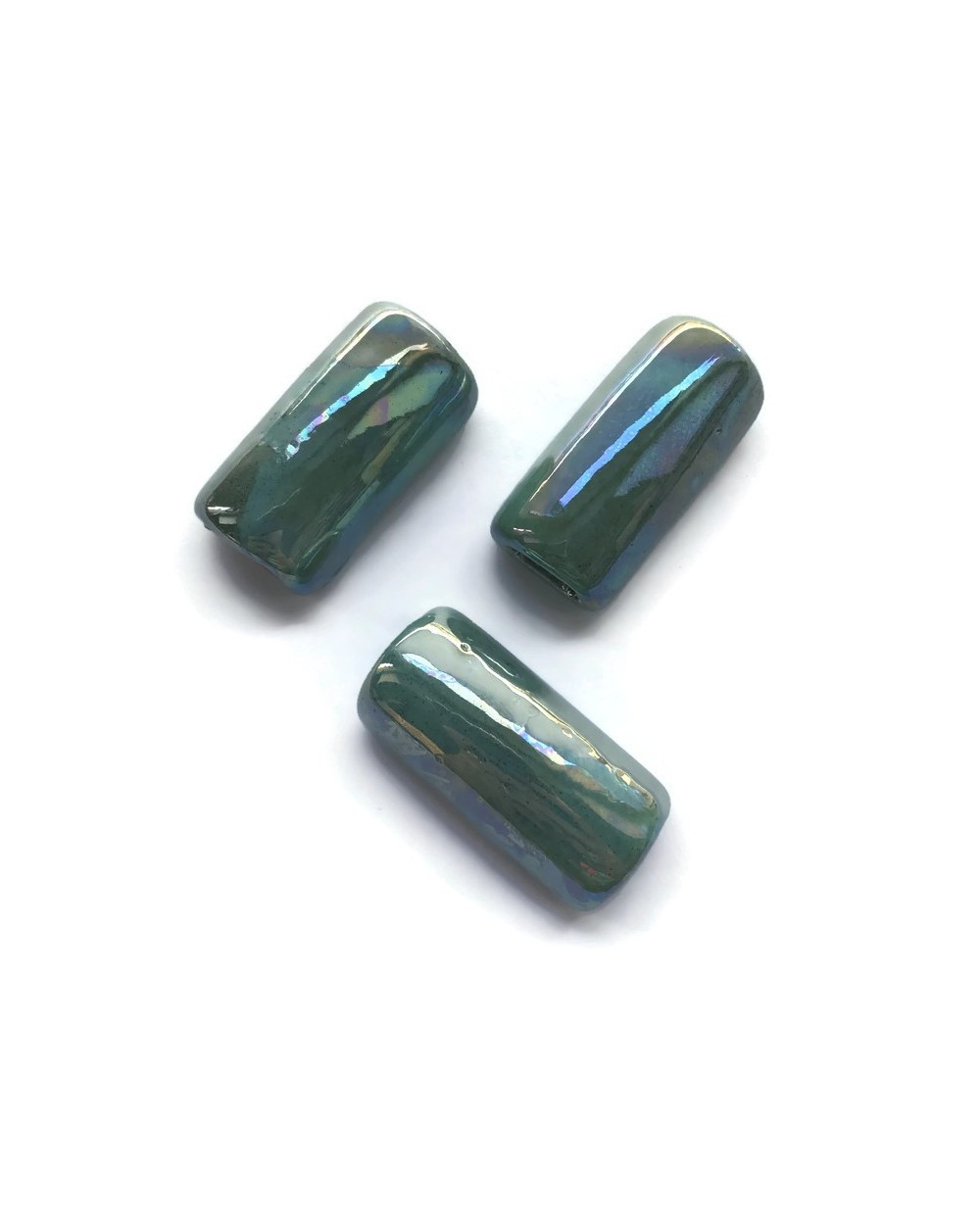 Tunel rurka ceramiczna 36mm blady zielony