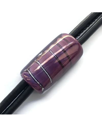 Tunel rurka ceramiczna 36mm fiolet-róż