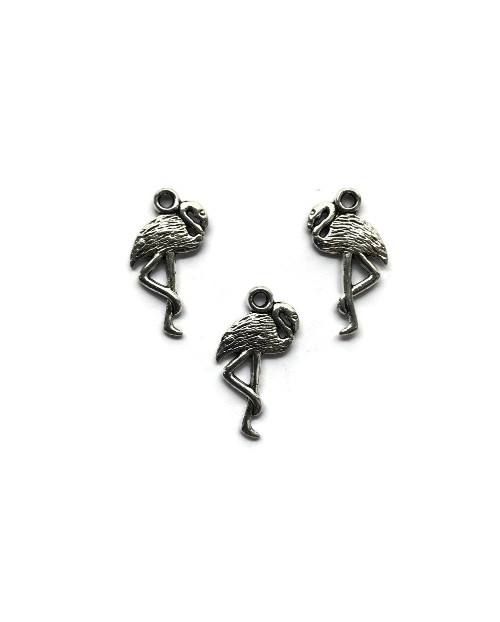 Zawieszka flaming 24x13mm cyna