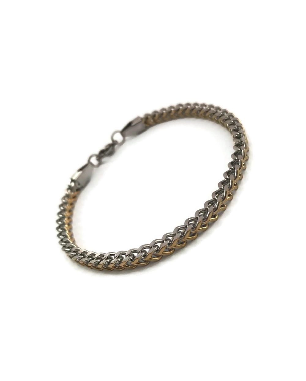 Bransoletka męska ze stali nierdzewnej 4mm splot 20cm