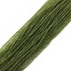Kwarc kulka fasetowana 2mm sznurek zielony trawiasty