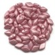GemDuo koraliki czeskie Powdery Pastel Pink 8x5mm
