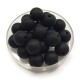 Kulki, koraliki plastikowe matowe czarny 10mm