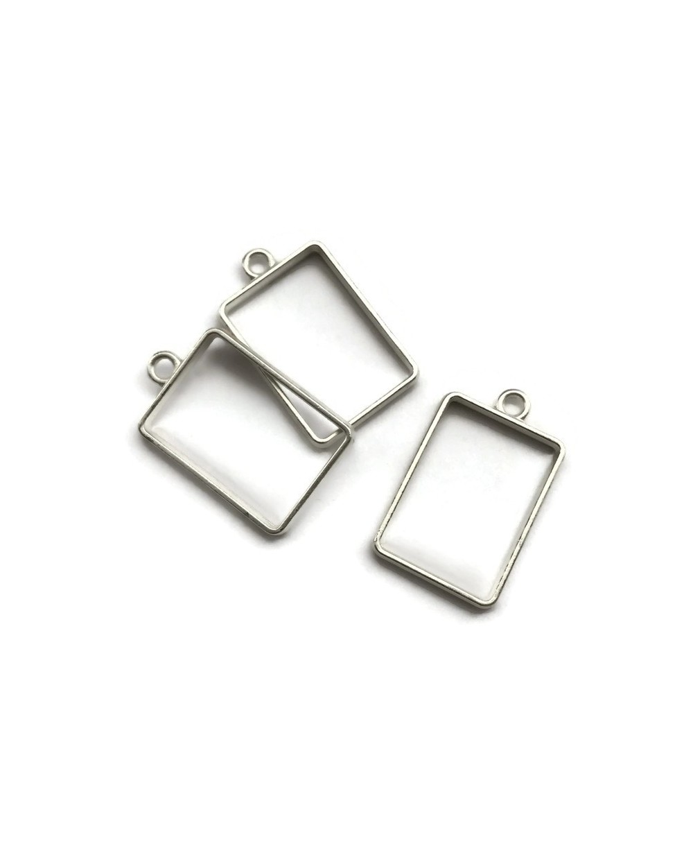 Zawieszka, Baza do żywicy 33x21mm prostokąt