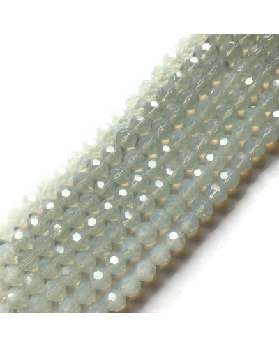 Opal mleczny kulka 6mm sznurek