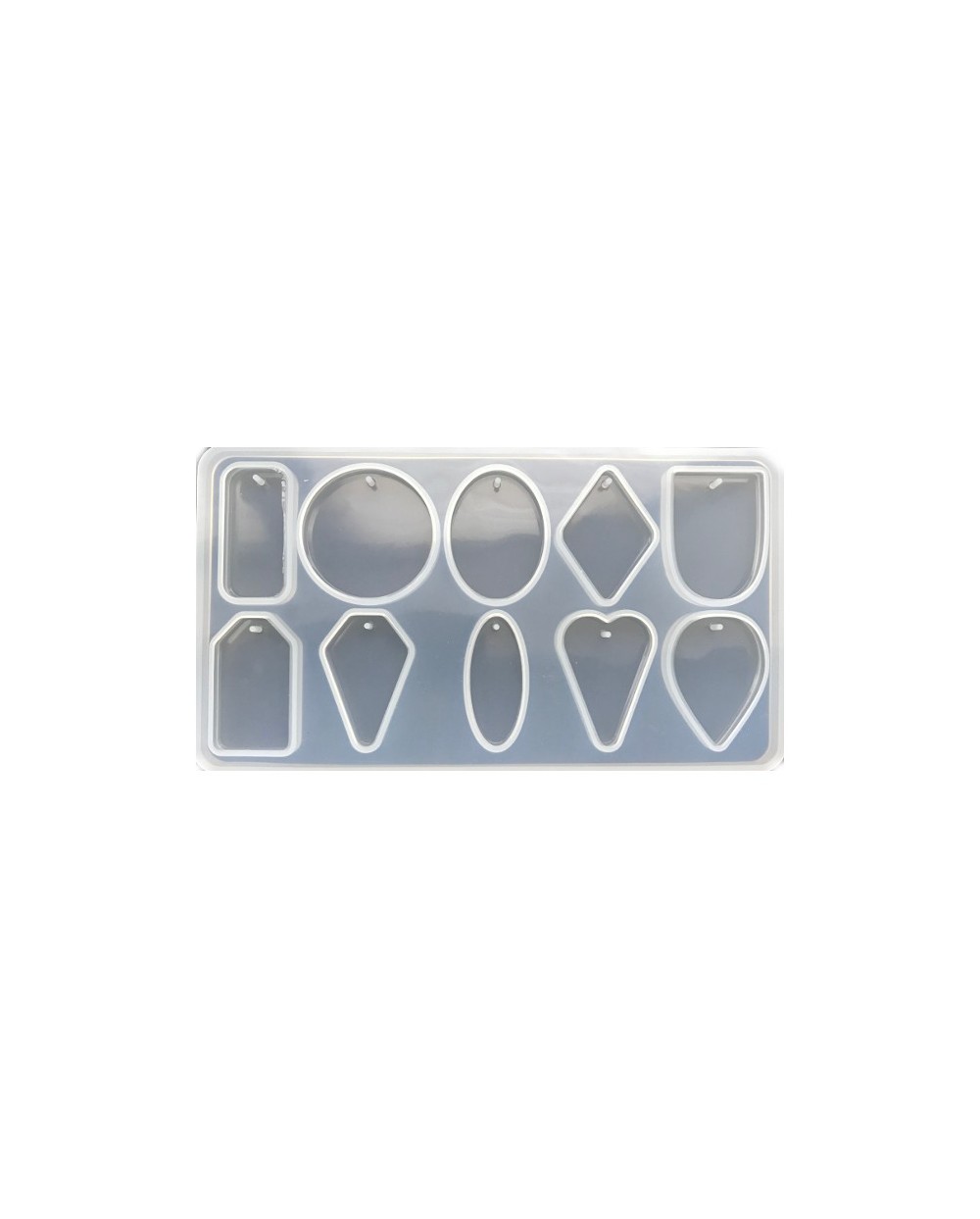 Forma do żywicy forma silikonowa do odlewów zawieszki mix 169x93mm