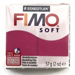 Masa termoutwardzalna FIMO Soft modelina, kolor Raspberry