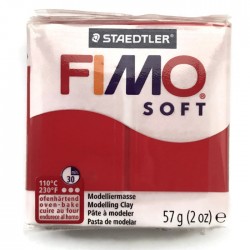 Masa termoutwardzalna FIMO Soft modelina, kolor indian red