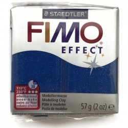 Masa termoutwardzalna FIMO Effect modelina, Glitter Blue