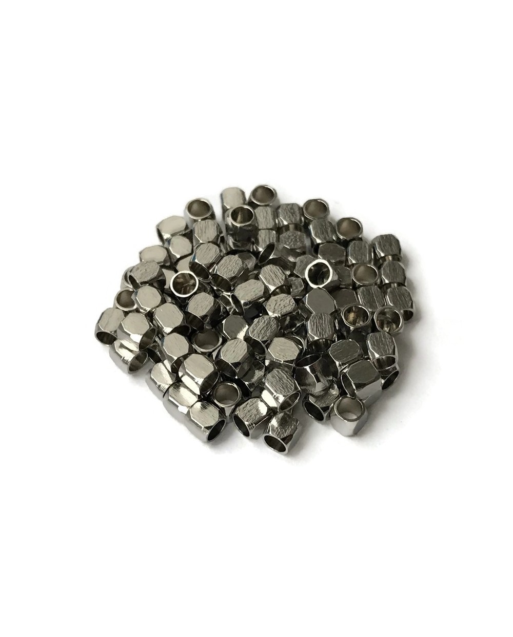 Przekładka ozdobna kosteczka 2,5x2,5mm stal nierdzewna