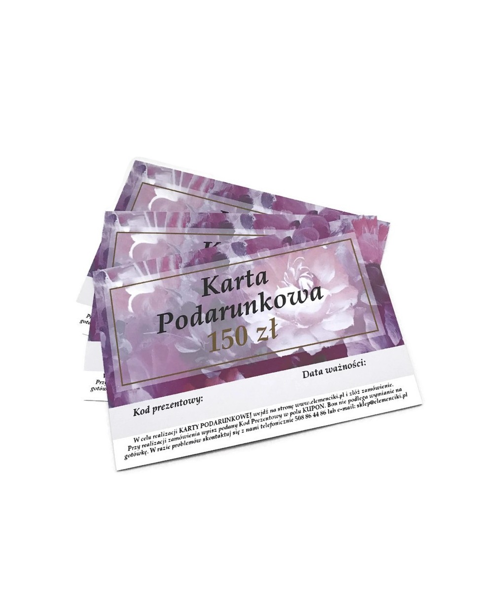 Karta podarunkowa 150zł