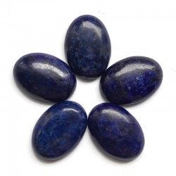 Lapis lazuli kaboszon 25x18mm kamień do soutache i haftu