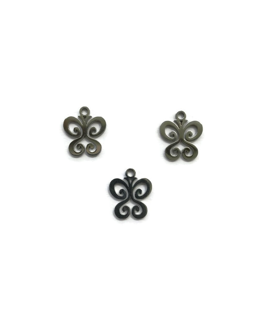 Zawieszka Motylek 12x14mm stal nierdzewna