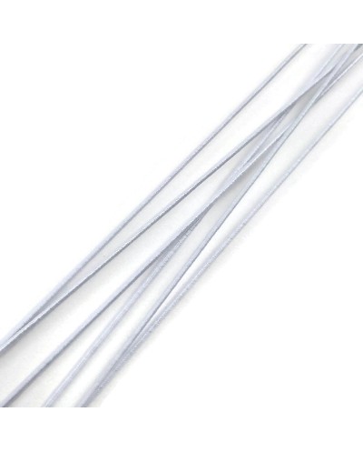 Gumka elastyczna biała 1mm - szpulka 20 metrów