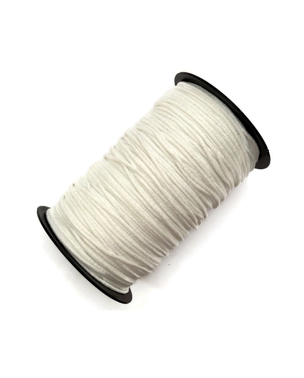 Gumka elastyczna biała 2mm - szpulka 10 metrów