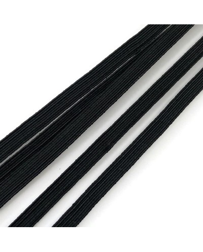 Gumka elastyczna płaska czarna 6mm - szpulka 170-180 metrów HURT