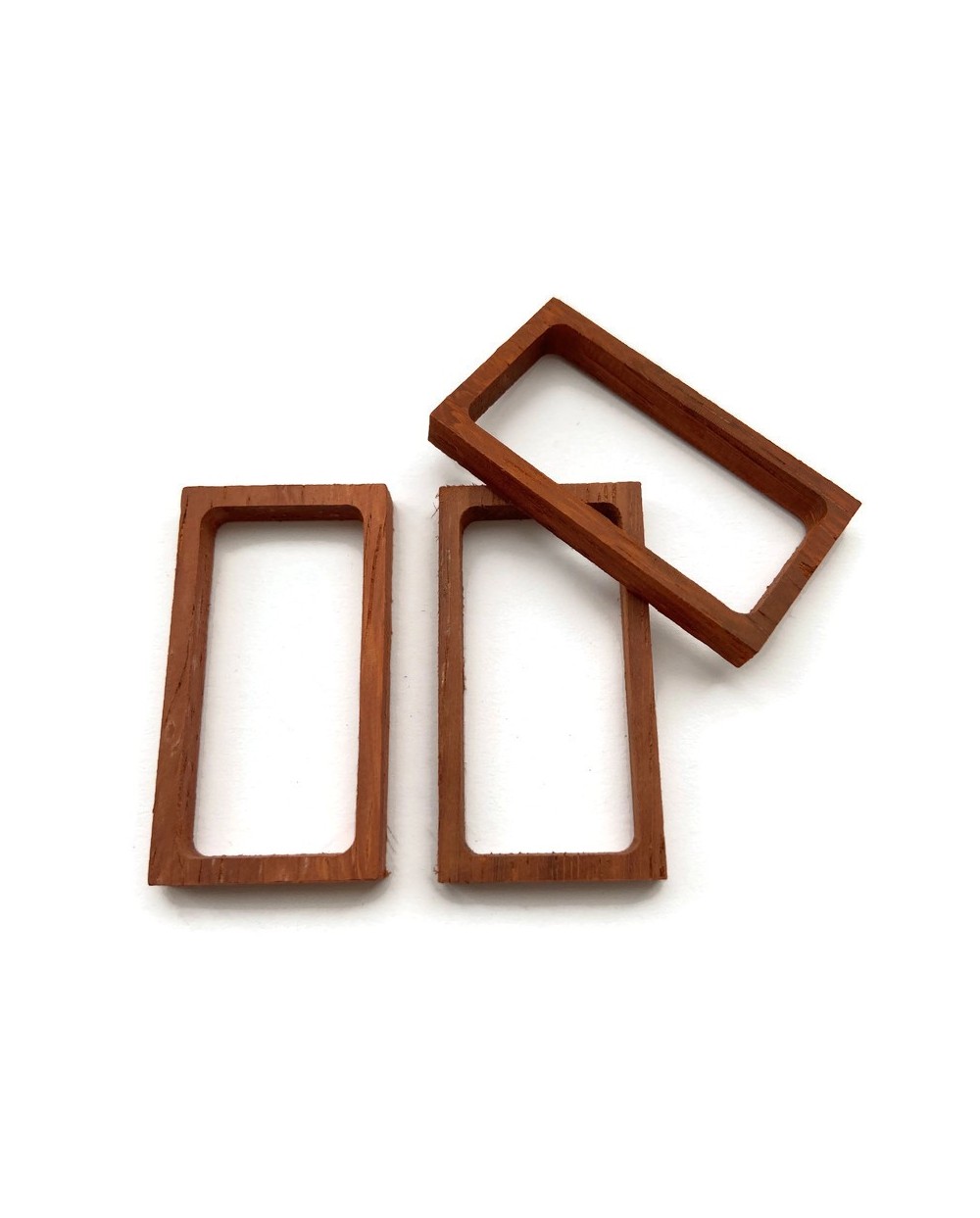 Zawieszka Drewniana, Baza do żywicy 43x24x5mm