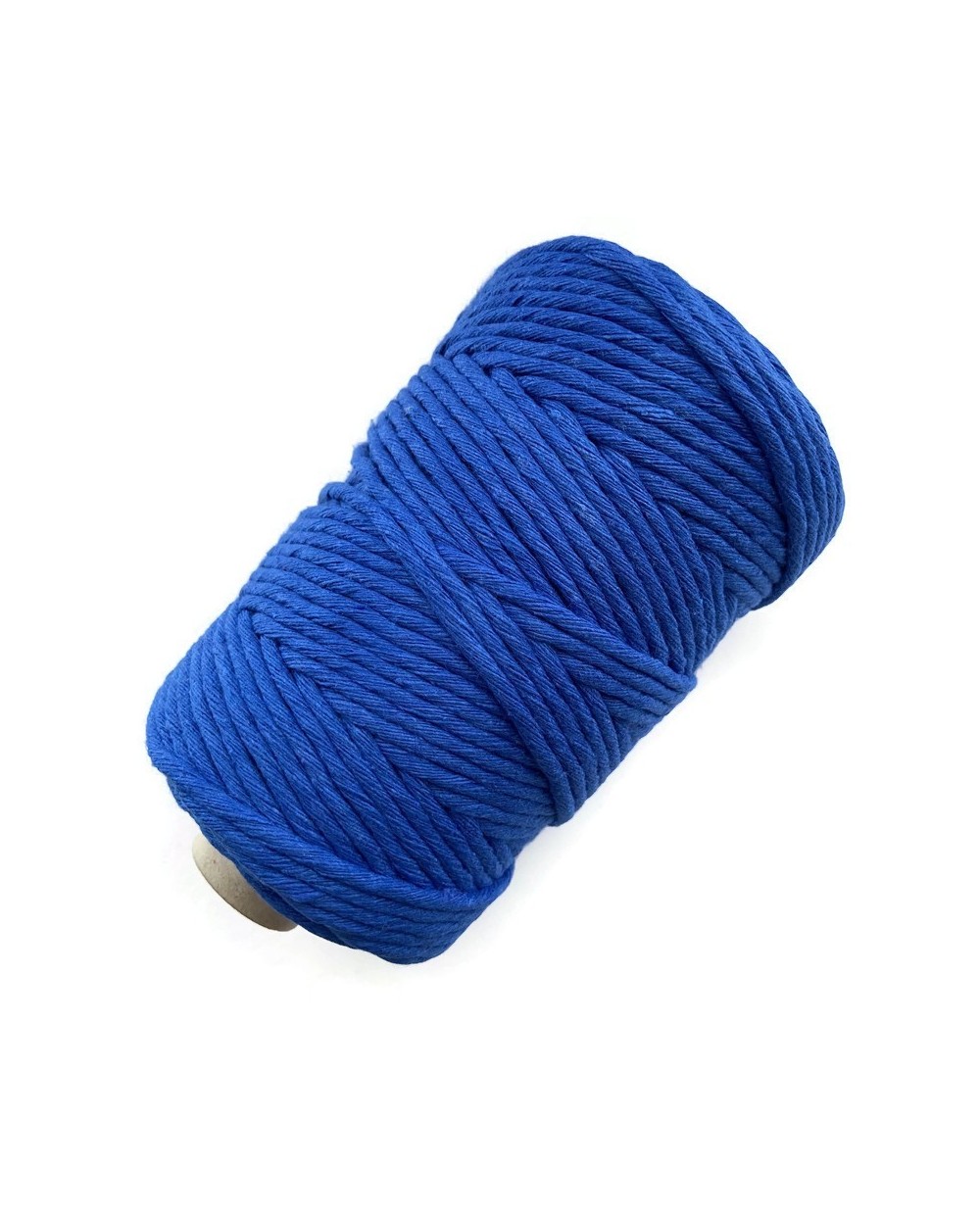 Sznurek Bawełniany Skręcany Makrama 3mm-200 metrów Niebieski